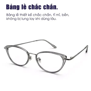 Gọng Kính Mắt Mèo Nữ Chống Ánh Sáng Xanh